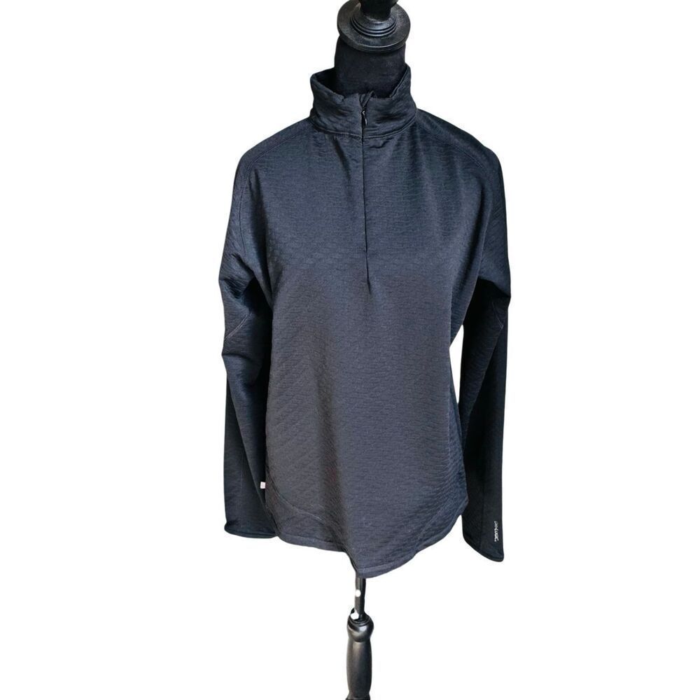 Alpine Design Dri-Logic Quarter Zip Pullover Women’s Large Black Athletic